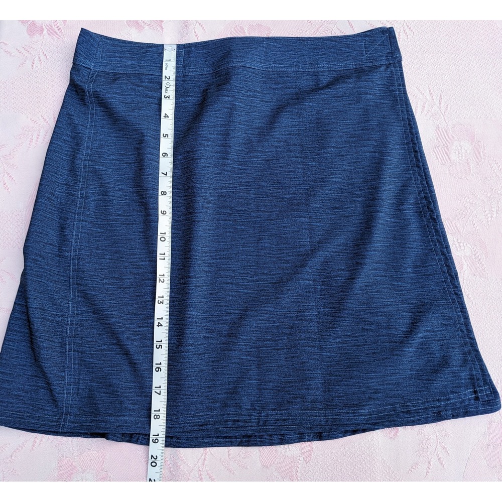 Ripskirt Hawaii Wrap Skirt M Solid Heather Blue Length 2 Travel Beach Quick Dry - Picture 8 of 12